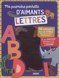 Lettres : ma première pochette d'aimants