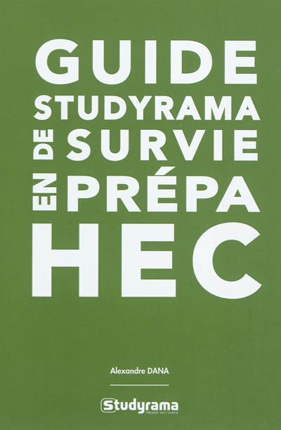 Guide Studyrama de survie en prépa HEC