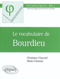 Le vocabulaire de Bourdieu