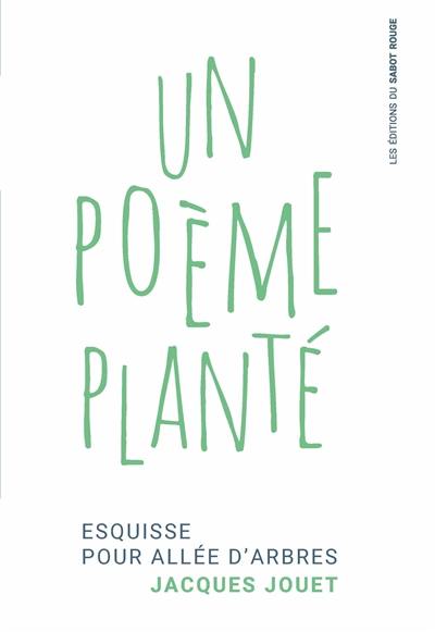 Un poème planté : esquisse pour allée d'arbres