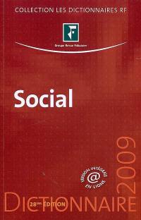 Social : dictionnaire 2009