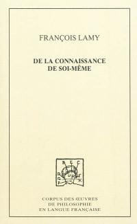 De la connaissance de soi-même. Vol. 3. Eclaircissements : extraits