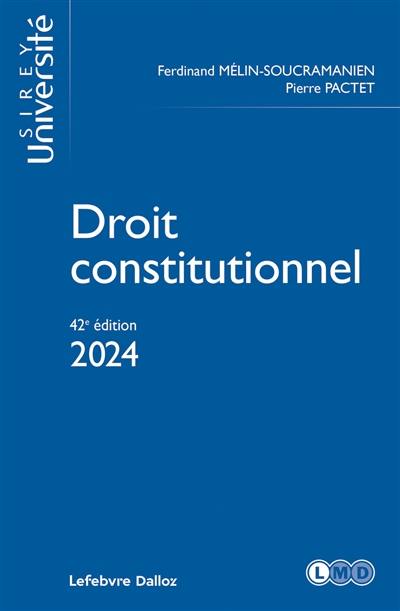 Droit constitutionnel 2024