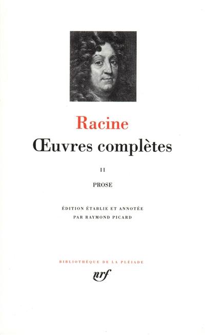 Oeuvres complètes. Vol. 2. Prose