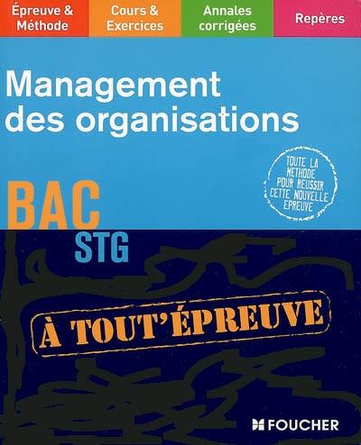 Management des organisations, bac STG