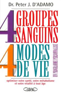 4 groupes sanguins, 4 modes de vie