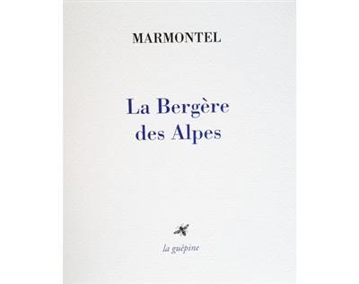 La bergère des Alpes