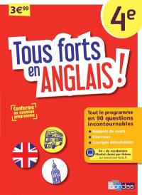 Tous forts en anglais ! 4e