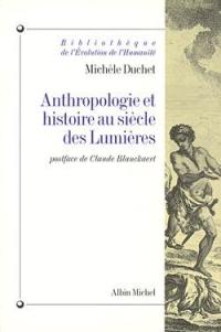 Anthropologie et histoire au siècle des lumières