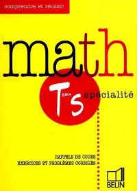 Maths terminale S spécialité