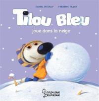 Tilou Bleu. Tilou Bleu joue dans la neige