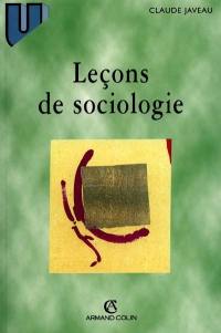 Leçons de sociologie