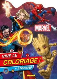 Marvel : vive le coloriage ! : + stickers