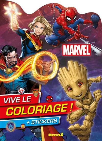 Marvel : vive le coloriage ! : + stickers