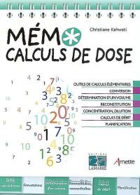 Mémo calculs de dose