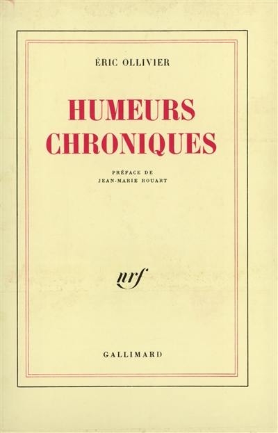 Humeurs chroniques