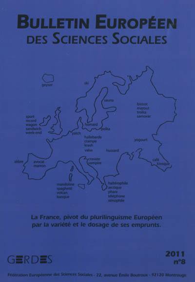 Bulletin européen des sciences sociales, n° 8. La coopération franco-germanique en matière de recherche