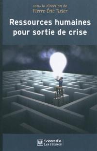 Ressources humaines pour sortie de crise