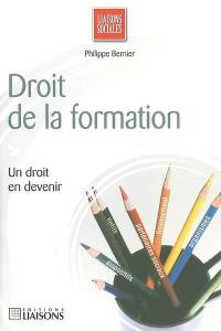 Droit de la formation : un droit en devenir...