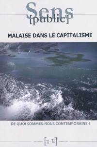 Sens public, n° 11-12. Malaise dans le capitalisme