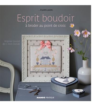 Esprit boudoir à broder au point de croix