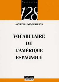 Vocabulaire de l'Amérique espagnole