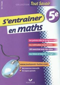 S'entraîner en maths : 5e