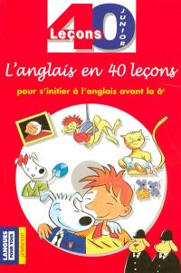 Anglais, 40 leçons junior