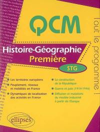 Histoire géographie première STG