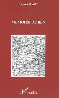 Mémoire de Ben