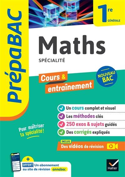 Maths spécialité 1re générale : nouveau bac