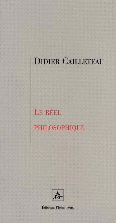 Le réel philosophique