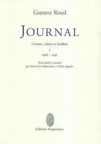 Journal : carnets, cahiers et feuillets