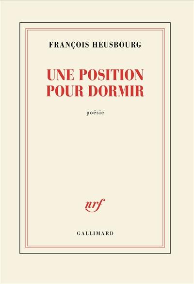 Une position pour dormir