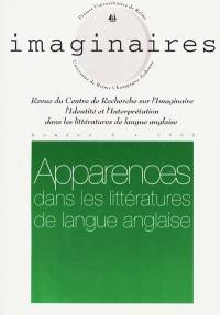 Imaginaires, n° 6. Apparences dans les littératures de langue anglaise