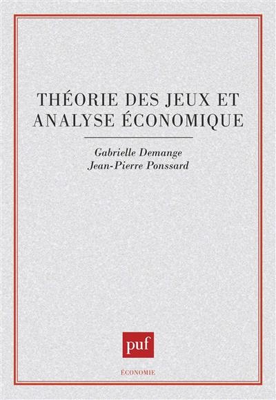 Théorie des jeux et analyse économique