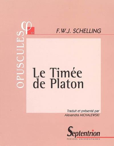 Le Timée de Platon