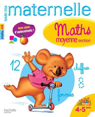 Maths moyenne section, 4-5 ans