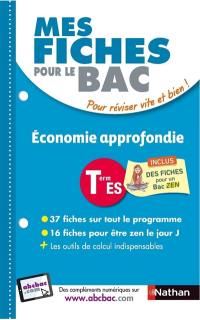 Economie approfondie terminale ES : spécialité