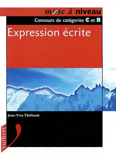 Expression écrite : concours de catégories C et B