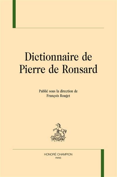 Dictionnaire de Pierre de Ronsard