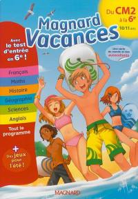 Magnard vacances du CM2 vers la 6e, 10-11 ans