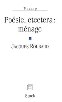 Poésie etcetera, ménage