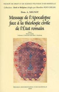 Message de l'Apocalypse face à la théologie civile de l'Etat romain