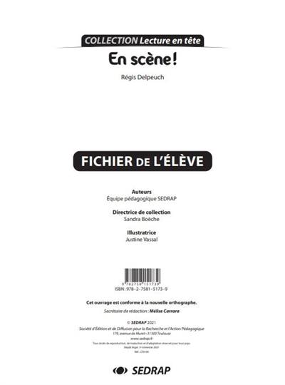 En scène !, Régis Delpeuch : fichier de l'élève