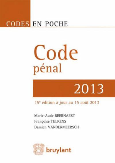 Code pénal 2013