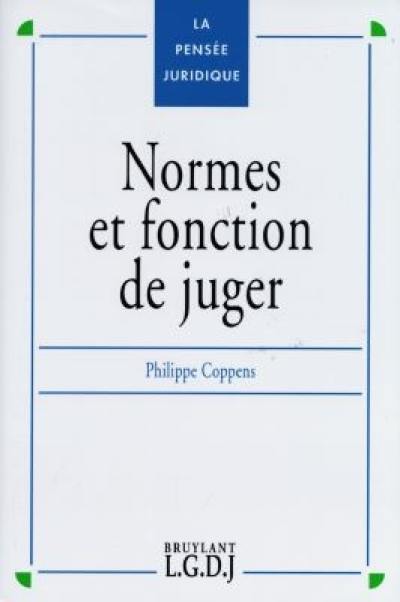 Normes et fonctions de juger