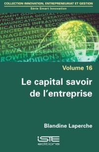 Le capital savoir de l'entreprise