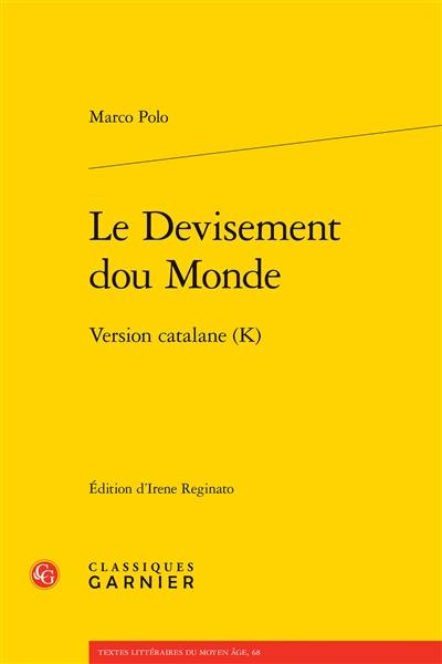 Le devisement dou monde : version catalane (K)