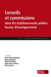 Conseils et commissions dans les établissements publics locaux d'enseignement